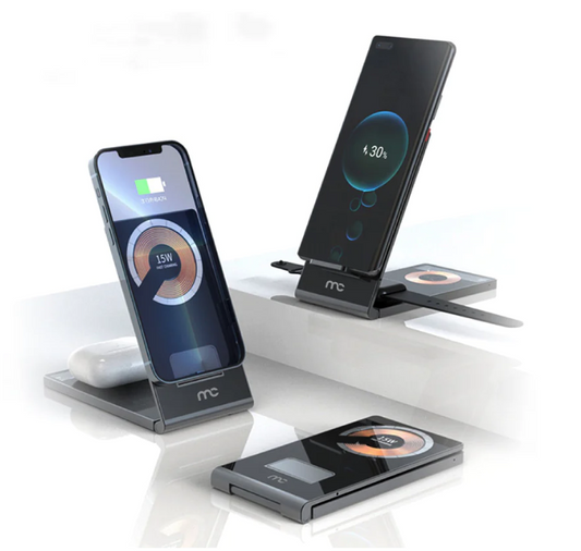 MyCandy 3 in 1 Transparent Wireless Charger - WSC-B200TR