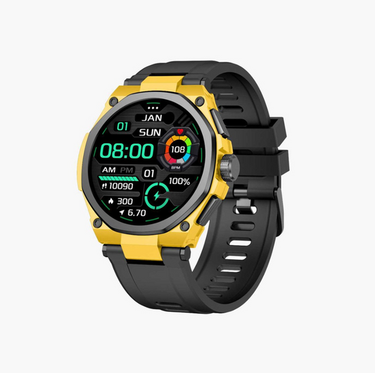 Green Lion Grand Sport Smart Watch - GL-SW55 - Black