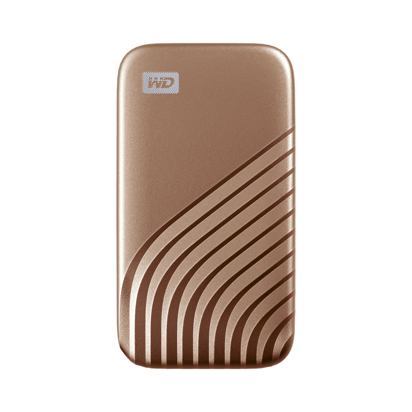 WD My Passport 500GB Portable External SSD Drive - Gold