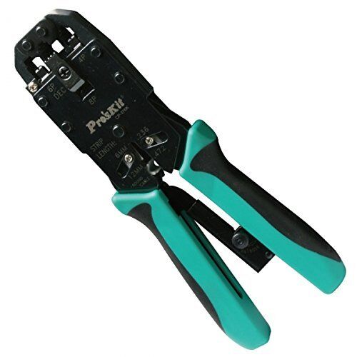 4P/6P/8P Network Terminal Crimping Tool with Stripper - CP-376K